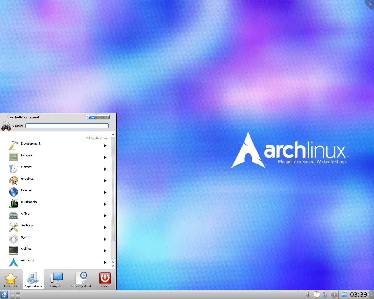 Ficha aplicación Arch Linux BILIB