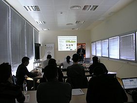 Imagen de la charla que impartió Juan Carlos para los participantes Yuzz Imagen de la charla que impartió Juan Carlos para los participantes Yuzz