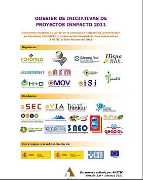 Captura portada Dossier Iniciativas de proyecto Innpacto 2011