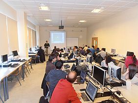 Alumnos en una de las clases Alumnos en una de las clases
