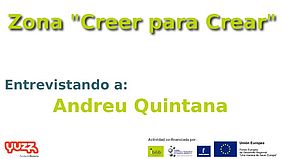 Entrevista a Andreu Quintana Imagen de la entrevista a Andreu Quintana