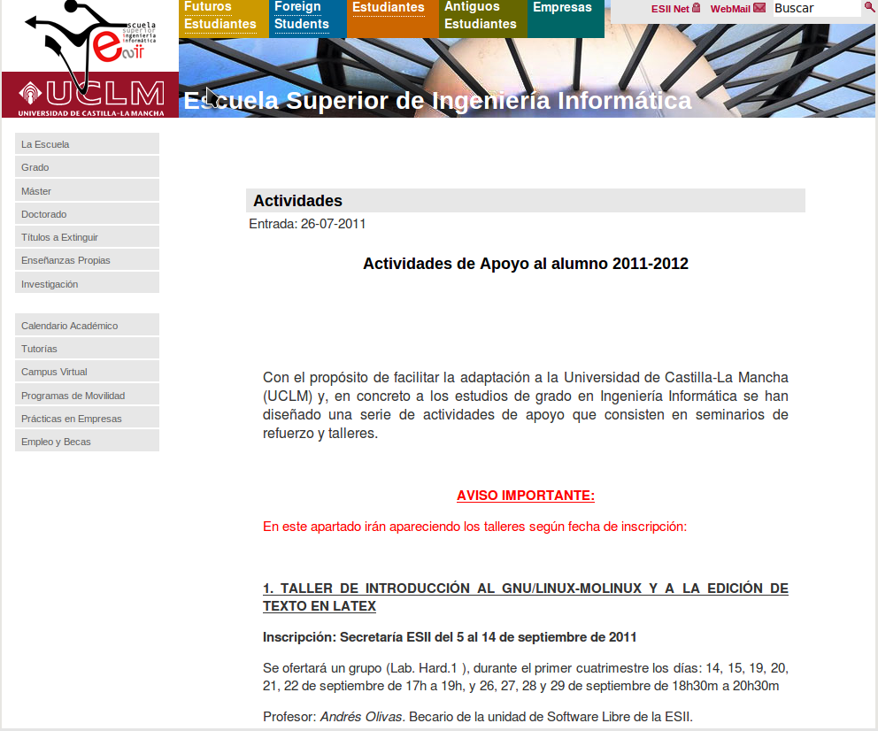 Web ESII
